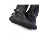 Shapen – GLAM – Black Leather barefoot boots