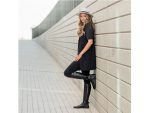 Shapen – GLAM – Black Leather barefoot boots