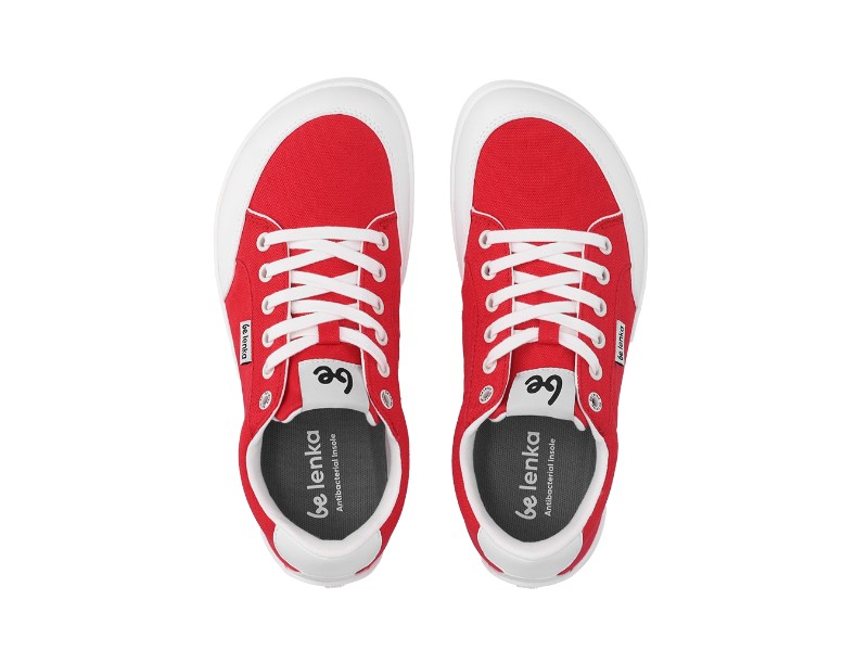 Be Lenka - Barefoot Sneakers - Rebound - Red & White 2