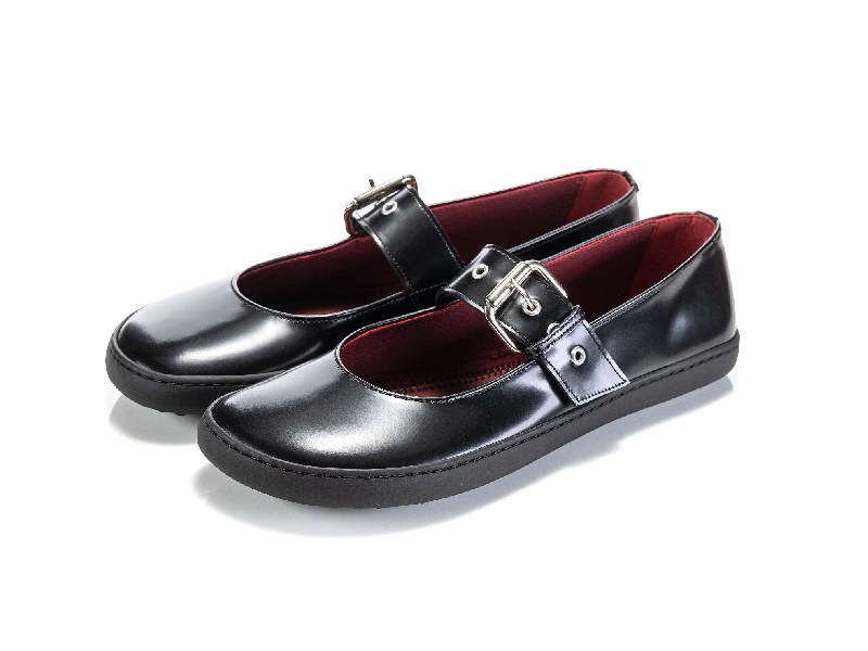 Shapen - Ballerinas - Mary Jane Coco - Black bosibg barefootbg