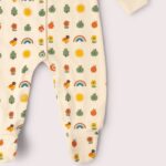 bebeshki-gashterizon-retro dugi rainbow vintageRainbows Organic Babygrow barefoot bosibg bosi bg
