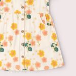 Flora Button Through Short Sleeve Dress bosi bg