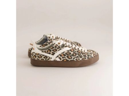 Fleeters - PEACH - Leopard & White