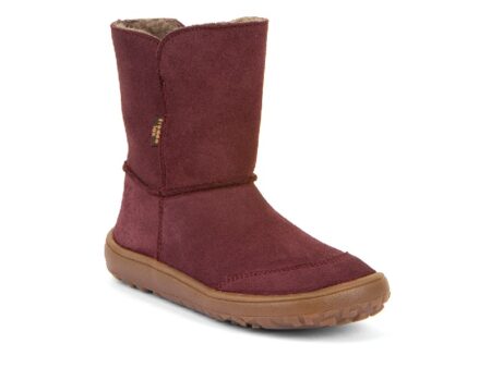 Froddo Barefoot - Winter TEX Suede - Bordeaux - G3160250-1