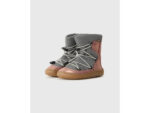 BAREFOOT TEX TRACK WOOL – Winter boots – grey_pink bosibg bosi bg bg bg