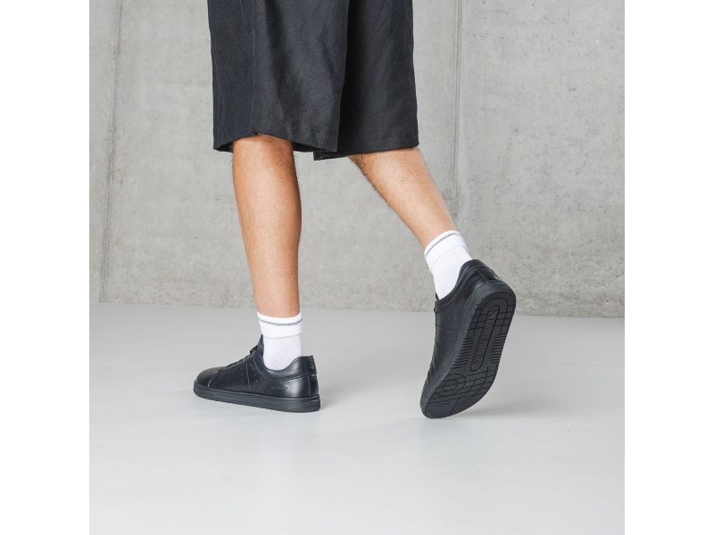 Barebarics - Enigma - All Black - Leather bosi barefoot bg