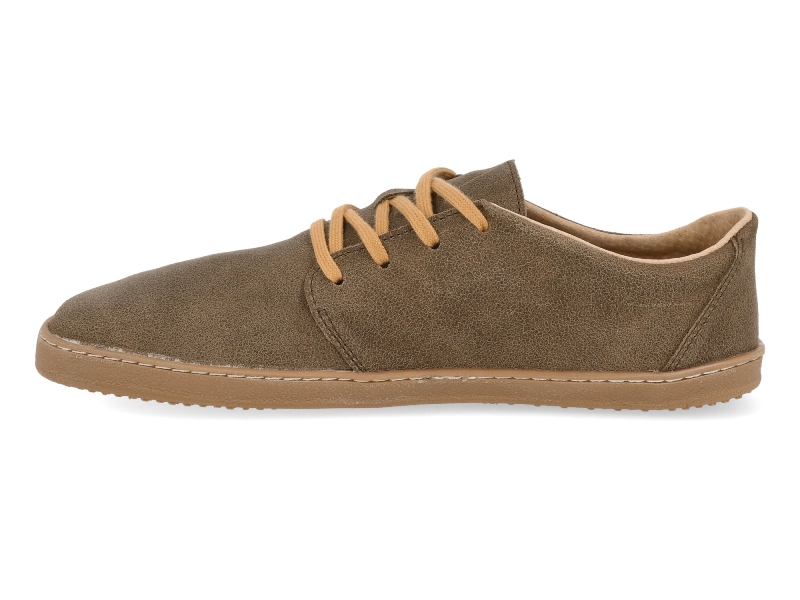 Pegres Barefoot - BF81L 0.1 - brown_green - Unisex bosibg barefoot bg