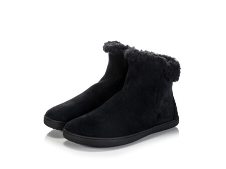 Shapen - FLUFFY 2.0 - Аnkle barefoot boots - Black