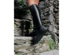 Shapen – Stretchy – Black Vegan Leather barefoot boots bosi barefoot bg